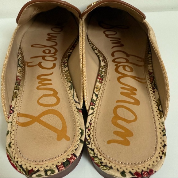 Sam Edelman Linnie Bit Mule Bleached Beechwood Tan Brown Women’s Size 9W - Picture 5 of 10
